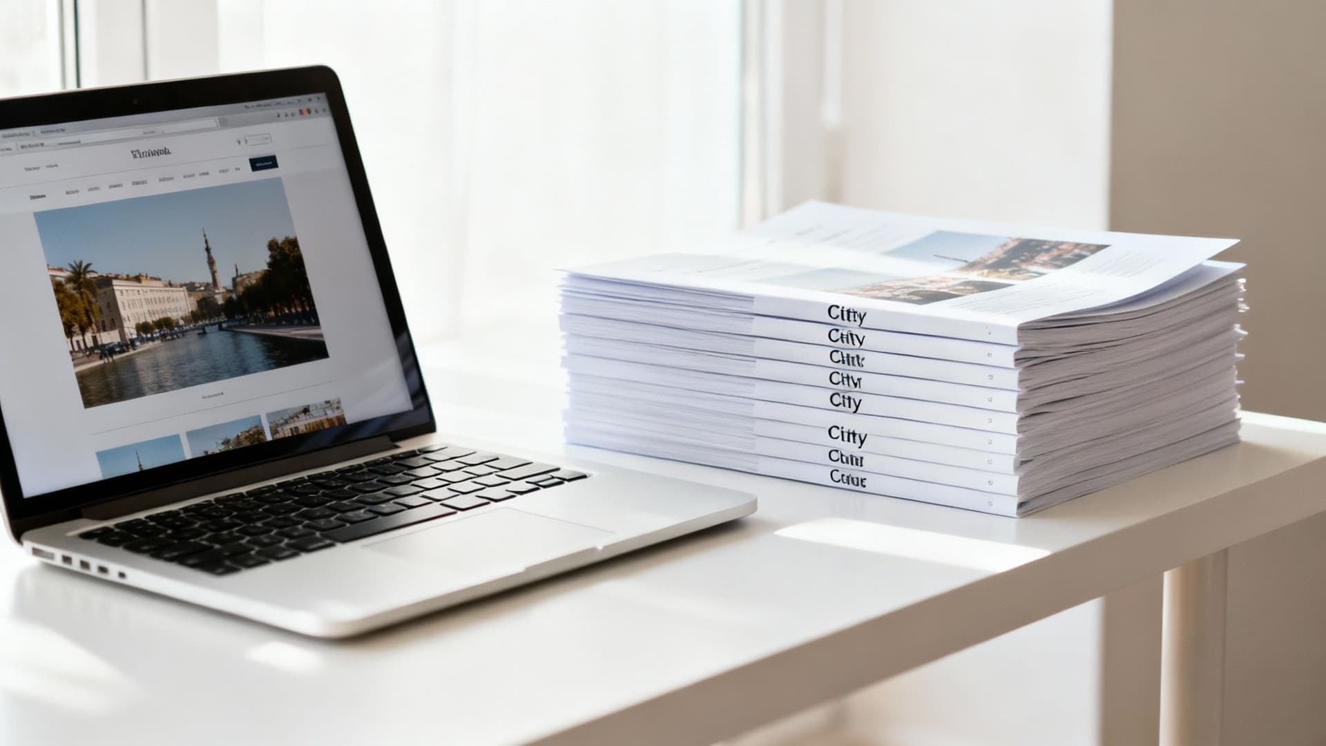 An abstract image representing the connection of data points and templates to form a network of content pages, illustrating the concept of programmatic SEO.