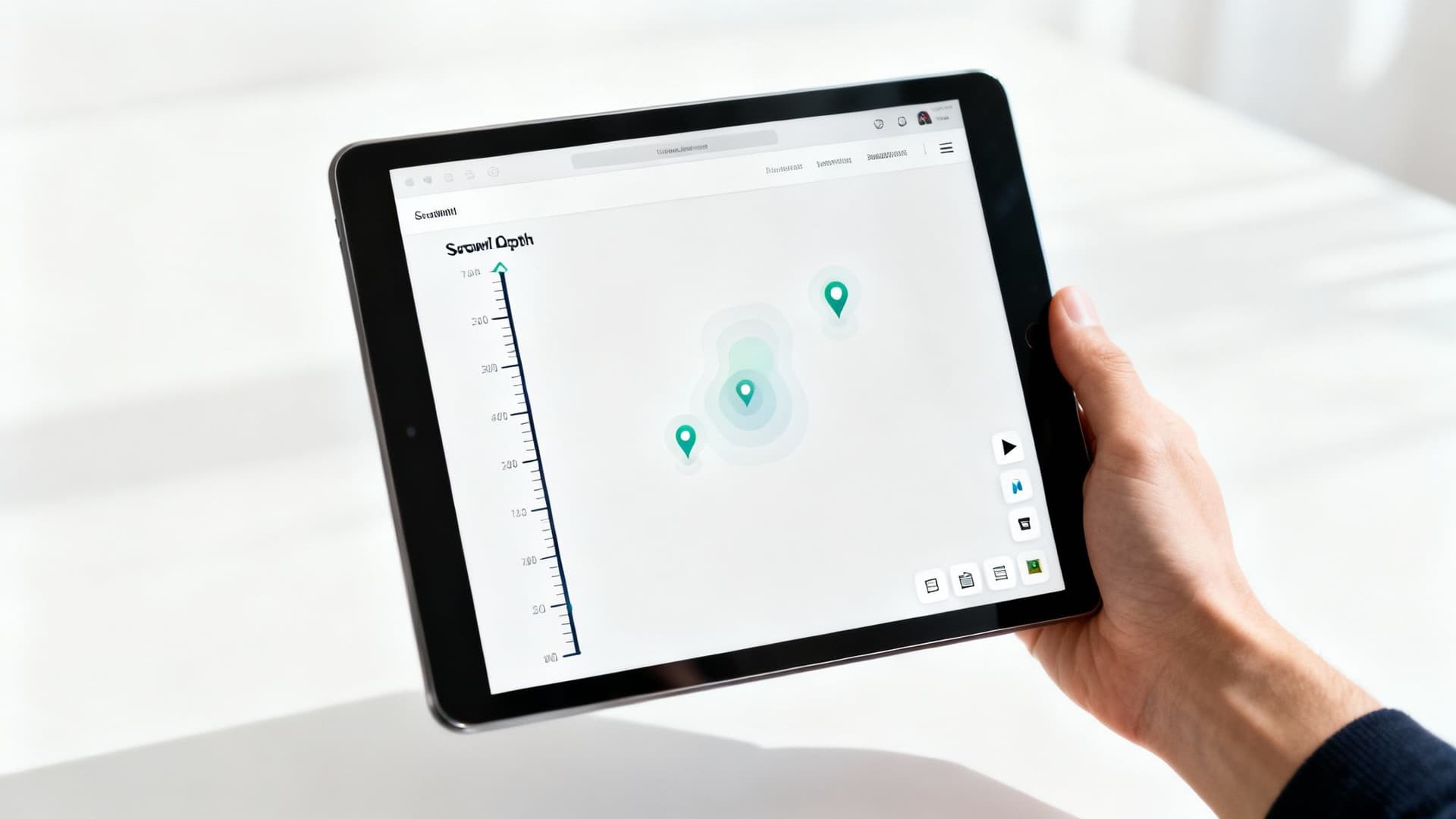 A person analyzing graphs on multiple computer screens