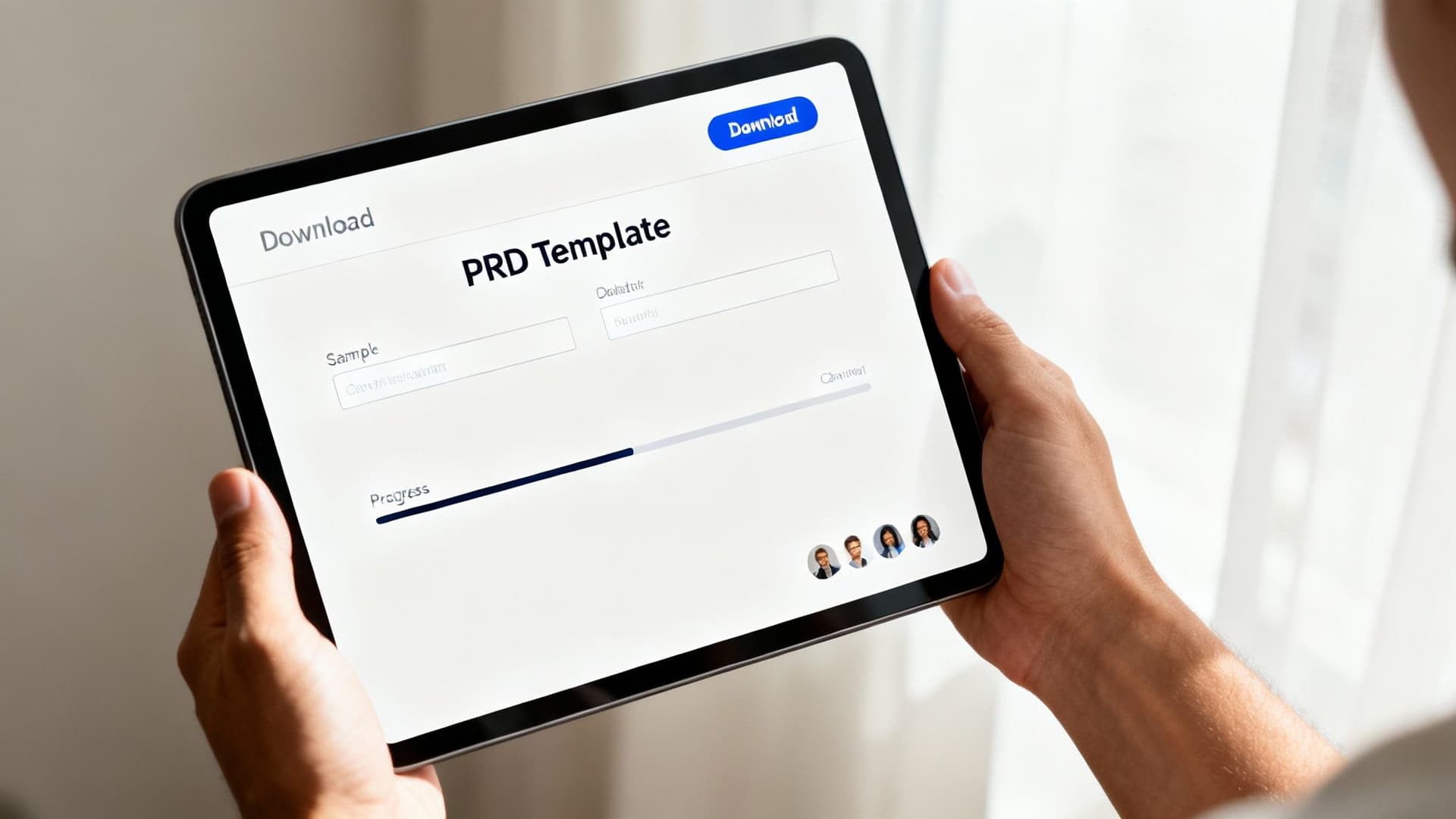 A personâs hands on a laptop keyboard, working on a document.
